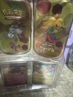 Pokemon Cards 4 Tins 4 Separate Cards All Sealed - Image 5