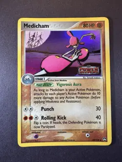 Medicham 34/108 Reverse Holo EX Power Keepers Pokemon Card MP FREE SHIPPING #1 - Image 1