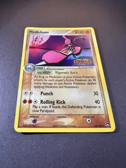 Medicham 34/108 Reverse Holo EX Power Keepers Pokemon Card MP FREE SHIPPING #1 - Image 3