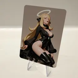 Custom Waifu Card- CYNTHIA3*- 2.5x3.5 | 1/1 Anime Fan Art - Image 3