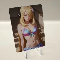Custom Waifu Card- CYNTHIA6*- 2.5x3.5 | 1/1 Anime Fan Art - Image 2