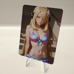 Custom Waifu Card- CYNTHIA6*- 2.5x3.5 | 1/1 Anime Fan Art - Image 3