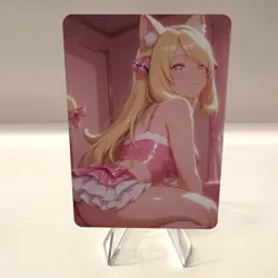 Custom Waifu Card- CYNTHIA10*- 2.5x3.5 | 1/1 Anime Fan Art - Image 1