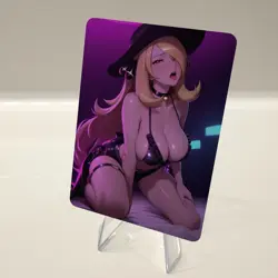 Custom Waifu Card- CYNTHIA11*- 2.5x3.5 | 1/1 Anime Fan Art - Image 3