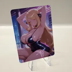 Custom Waifu Card- CYNTHIA12*- 2.5x3.5 | 1/1 Anime Fan Art - Image 2