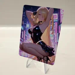 Custom Waifu Card- CYNTHIA13*- 2.5x3.5 | 1/1 Anime Fan Art - Image 3