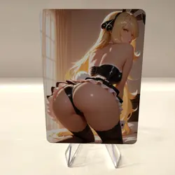 Custom Waifu Card- CYNTHIA14*- 2.5x3.5 | 1/1 Anime Fan Art - Image 1