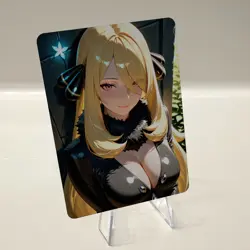 Custom Waifu Card- CYNTHIA16*- 2.5x3.5 | 1/1 Anime Fan Art - Image 2