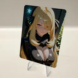 Custom Waifu Card- CYNTHIA16*- 2.5x3.5 | 1/1 Anime Fan Art - Image 3