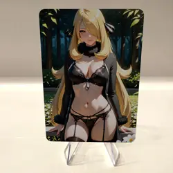 Custom Waifu Card- CYNTHIA17*- 2.5x3.5 | 1/1 Anime Fan Art - Image 1