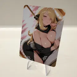 Custom Waifu Card- CYNTHIA18*- 2.5x3.5 | 1/1 Anime Fan Art - Image 3
