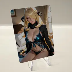 Custom Waifu Card- CYNTHIA19*- 2.5x3.5 | 1/1 Anime Fan Art - Image 2