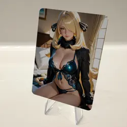 Custom Waifu Card- CYNTHIA19*- 2.5x3.5 | 1/1 Anime Fan Art - Image 3