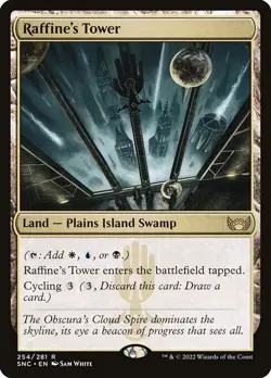 Raffine's Tower Foil Land Card Streets of New Capenna, MTG Magic the Gathering - Image 2