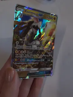 Kommo-o GX 100/145 Full Art Ultra Rare Holo 2017 Guardians Rising Pokemon Card - Image 3