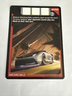 Hot Wheels Acceleracers Wrecking Balls Card 181/246 In Fair Condition - Image 1
