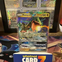2018 Pokemon Rayquaza GX 109/168 Holo UR Card Celestial Storm Near Mint - Image 1