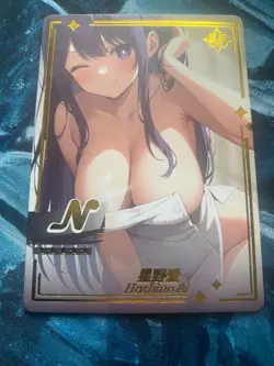 Anime Waifu Card - Holo Collectible CCG - Rare Girl Card - Image 1