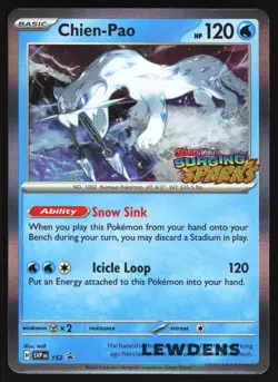 Chien-Pao - SVP 152 - Surging Sparks - SV Black Star Promo - Pokemon Card LP3 - Image 1