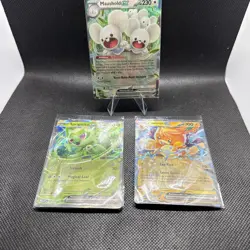 Sprigatito Ex SVP 087, Pawmot Ex 073/197, Maushold Ex 155/182 Promo Cards Sealed - Image 1