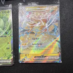 Sprigatito Ex SVP 087, Pawmot Ex 073/197, Maushold Ex 155/182 Promo Cards Sealed - Image 4