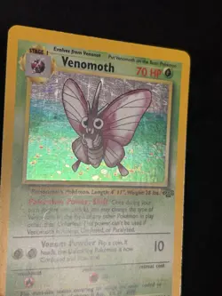 Venomoth 13/64 Holo Rare Jungle Pokemon Card - Image 4