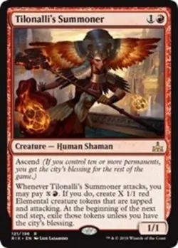 1 x Tilonalli's Summoner - Rivals of Ixalan - Heavy Play - MTG - Image 1