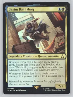 Basim Ibn Ishaq Foil R Universes Beyond: Assassin's Creed 49 NM - Image 1