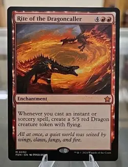 Rite of the Dragoncaller MTG Foundations Regular - Image 1