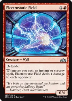 1x Electrostatic Field NM-Mint, English Guilds of Ravnica MTG Magic - Image 1