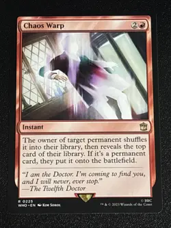 MTG Universes Beyond: Doctor Who Chaos Warp 0225 NM Rare - Image 1