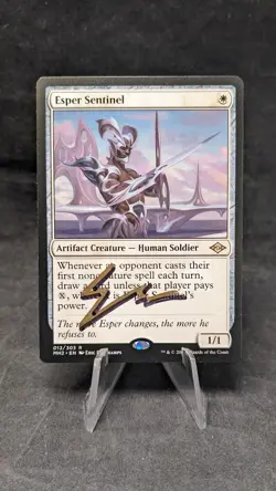 Esper Sentinel - MTG Magic the Gathering - Modern Horizons 2 - Signed by Artist - Image 1