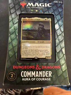 MtG Commander Adventures in the Forgotten Realms - Aura of Courage New 630509982677 - Image 1