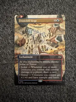 MTG - Frostcliff Siege - Borderless - TDM 0385 - Tarkir Dragonstorm - Rare - Image 1