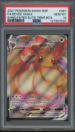 2021 Pokemon Swsh BSP Shining Fates Trainer Box Eevee Max Gem Mint PSA 10 - Image 1