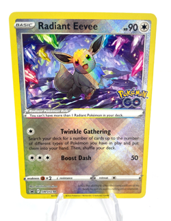 Radiant Eevee SWSH230 - Pokemon Go - Black Star Promo - Pokemon - NM - Image 1