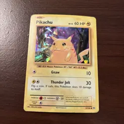 Pokemon TCG Pikachu 35/108 Cracked Ice Holo Deck Exclusive XY Evolutions - LP- - Image 1