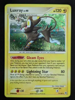 Luxray 7/130 Diamond and Pearl Holo Pokemon TCG NM - Image 1