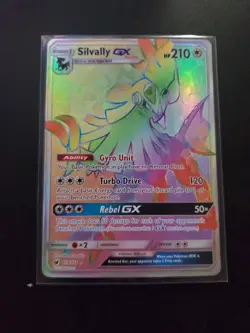 Silvally GX 119/111 Secret Rare Rainbow SM Crimson Invasion - Pokemon TCG NM - Image 1