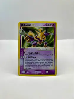 Pokemon Gold Star Alakazam EX Crystal Guardians 99/100 NM Near Mint WOTC Vintage - Image 1