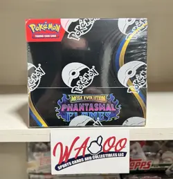 Pokemon TCG: Mega Evolution Phantasmal Flames Factory Sealed Booster Box - Image 1