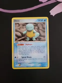 Pokemon Ditto Squirtle EX Delta Species Regular LP Condition - Image 1