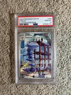 PSA 10 Steelix 208/182 Illustration Rare | Paradox Rift (PAR) Pokemon GEM MT - Image 1
