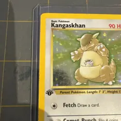 Pokemon TCG Jungle 1st Edition Kangaskhan Holo Rare 5/64 - Image 2