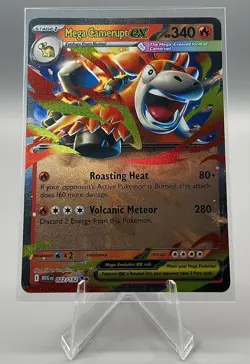 🌋Mega Camerupt EX | 022/132 | Mega Evolution | Double Rare | Pokemon TCG🌋 - Image 2