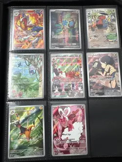 Pokemon Illustration Rare Lot Of 9 Infernape Bronzer Meditite Enamorus Heliolisk - Image 1