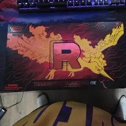 Pokemon Team Rockets Moltres EX UPC Empty box with Accessories NO PACKS NO PROMO - Image 1