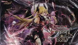 2025 Official Yugioh Lacrima the Crimson Tears Judge Playmat - Image 1