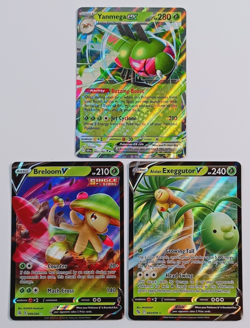 Pokemon TCG Card LOT Grass Exeggutor Breloom Yanmega - Image 1