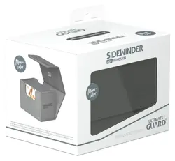 Ultimate Guard Grey 80+ Monocolor Sidewinder Deck Case Card Storage Box ccg mtg - Image 1